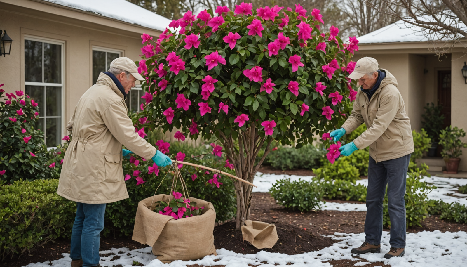 découvrez nos conseils pratiques pour protéger votre bougainvillier à l'extérieur pendant l'hiver et assurer sa survie face au froid.