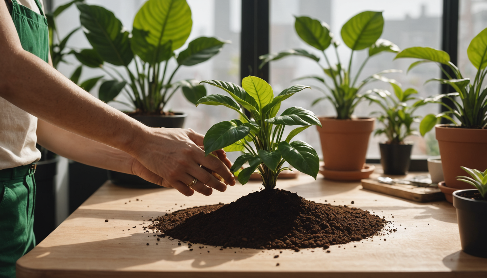 découvrez comment utiliser le marc de café pour revitaliser vos plantes vertes de manière naturelle et efficace, en favorisant leur croissance et leur santé.